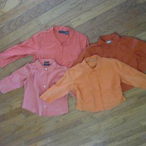3/$15 Sale! Lot of 3 orange shirts bundled for discount!